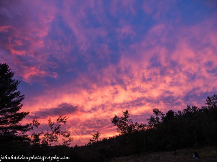 Last evening's sunset was simply spectacular!